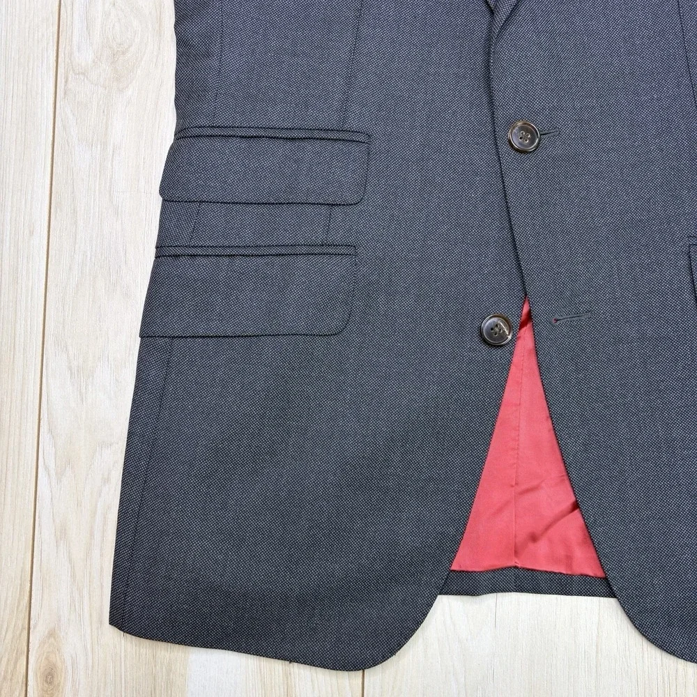 MODERN Suitsupply Vitale Barberis Wool Birdseye Blazer Mens Size 35R